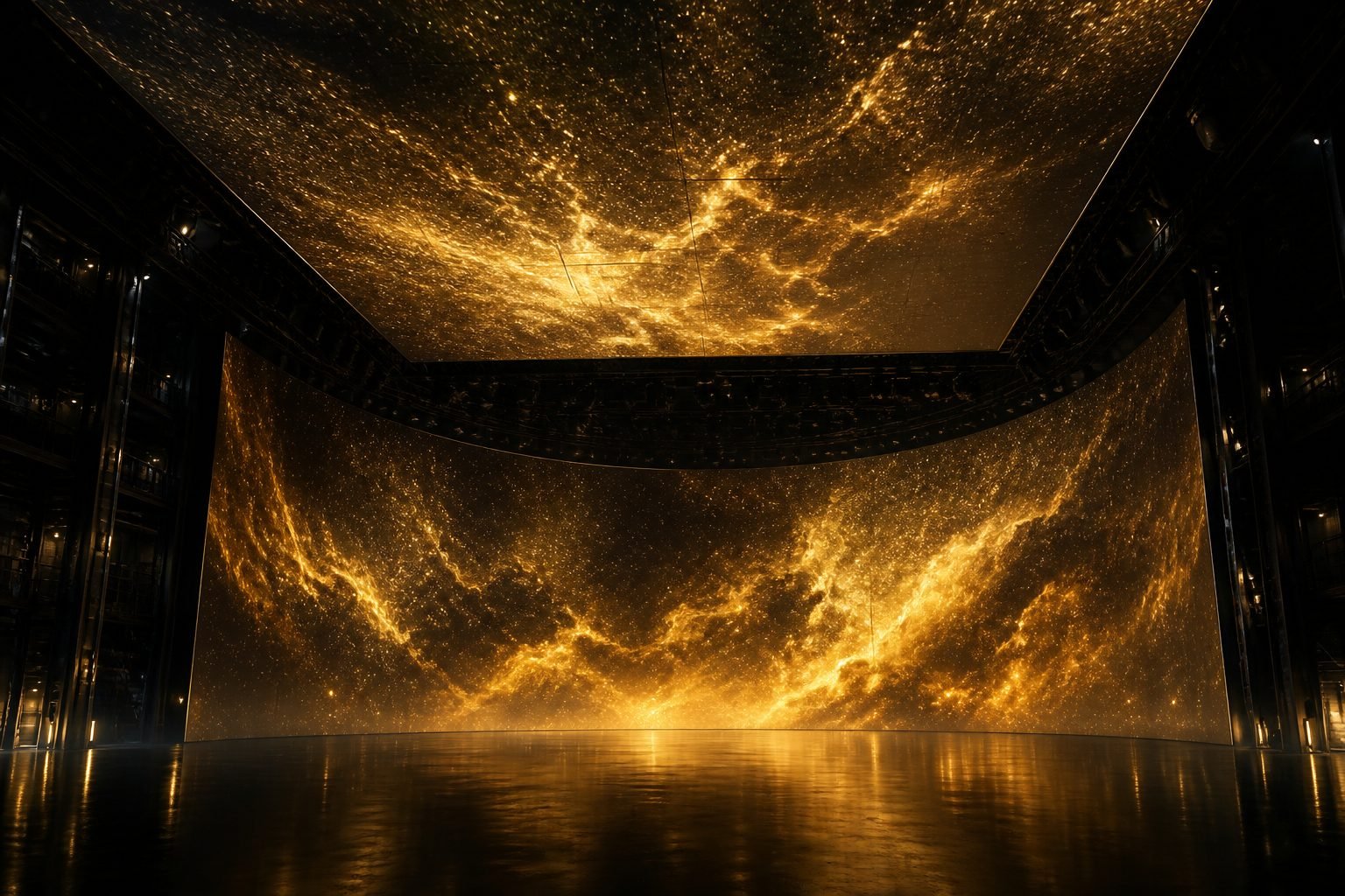 Concept render: LED volume stage